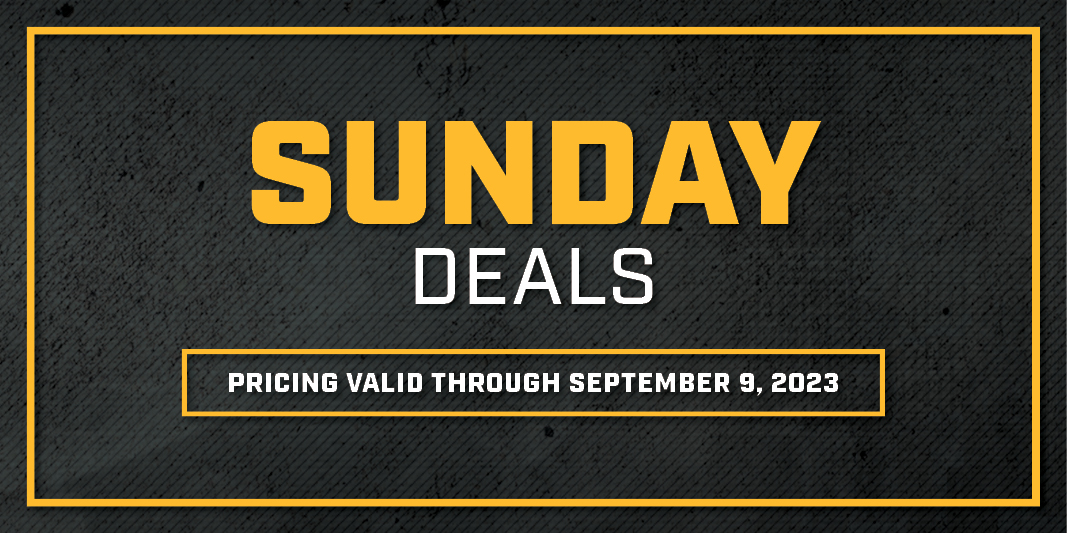 Sunday Deals September 3rd, 2023 Vance Outdoors